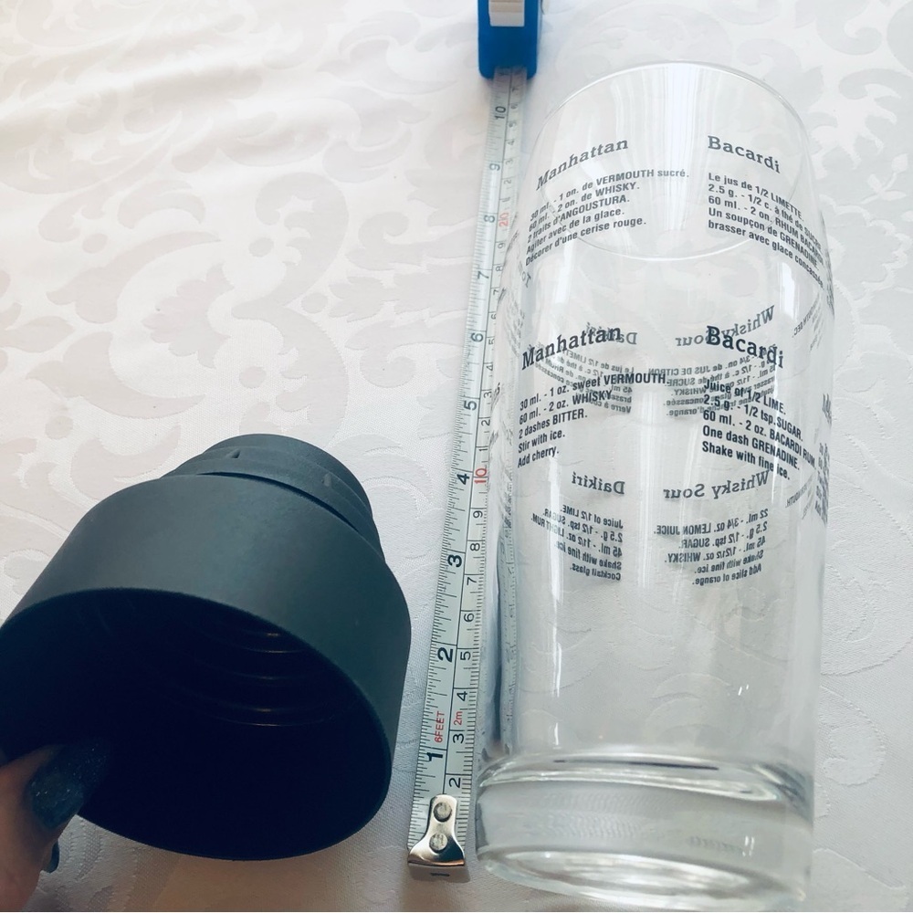 Trudeau Glass Cocktail Shaker with recipes 600 ml - Picture 6 of 7